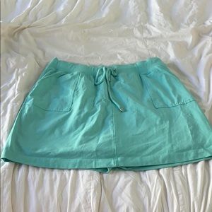 Christopher and Banks Teal Skort